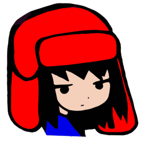 Stuck on Janey Hat Sticker (Die Cut)
