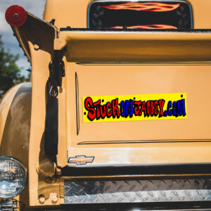 Stuck on Janey Bumper Sticker